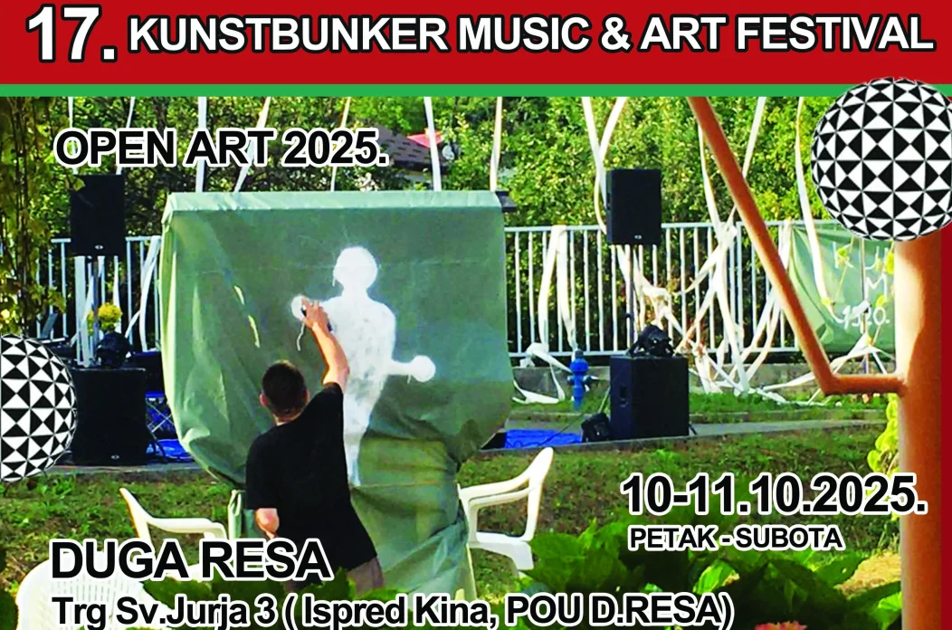 17. Kunstbunker Music & Art Festival (plakat na pola) 01