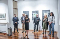 20250918 Galerija Vjekoslav Karas, 10. trijenale akvarela (foto Igor Čepurkovski) 13 Mario Jovković, Feđa Gavrilović, Maja Luketić Raguž, Igor Čulig, Romana Tekić i Aleksandra Goreta