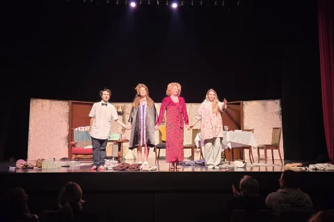 20251011 Pučko otvoreno učilište Duga Resa 10 Karlo Bernik, Sanja Milardović, Nina Violić i Zdenka Šustić