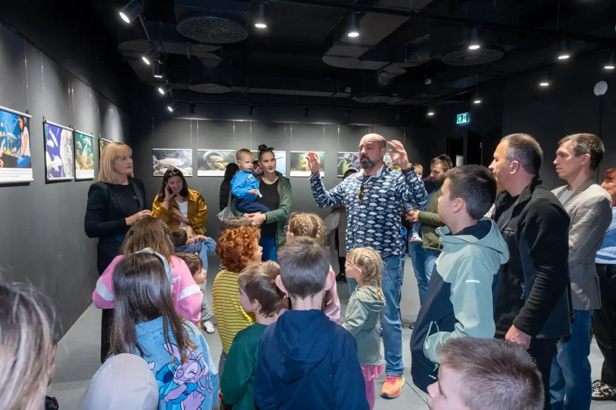 20251019 Slatkovodni akvarij Aquatika (foto Grad Karlovac) 08 Margarita Maruškić Kulaš i Domagoj Jakopović – Ribafiš