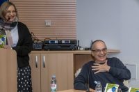 20251110 Gradska knjižnica Ivan Goran Kovačić 09 Vedrana Kovač Vrana i Darko Srndović
