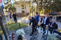 20251114 Donji Lađevac 04 Tomo Medved, Mirjana Puškarić, Anđelka Salopek i Martina Furdek Hajdin