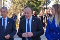 20251114 Donji Lađevac 10 Davor Huška, Tomo Medved i Mirjana Puškarić