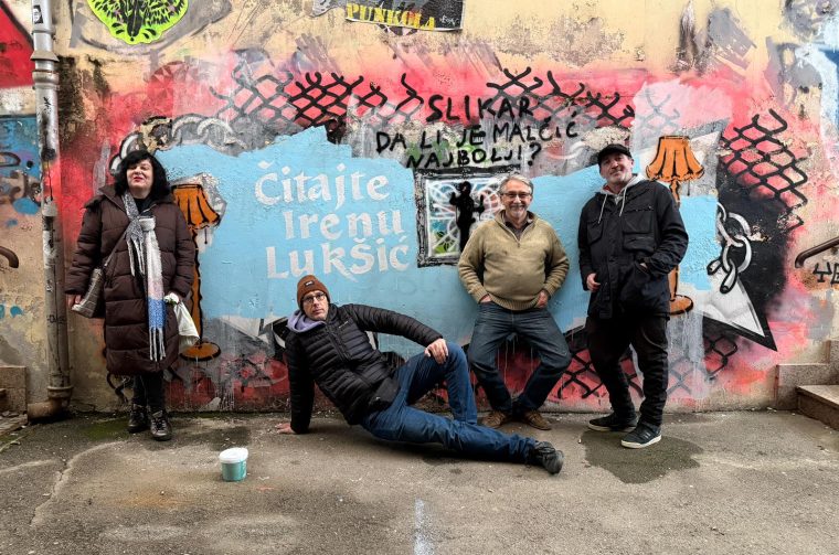 2025120 Kunstbunker Duga Resa (foto Kunstbunker) 03 Darija Žilić, Ivan Fijolić, Siniša Reberski i Nikola Vukmanić