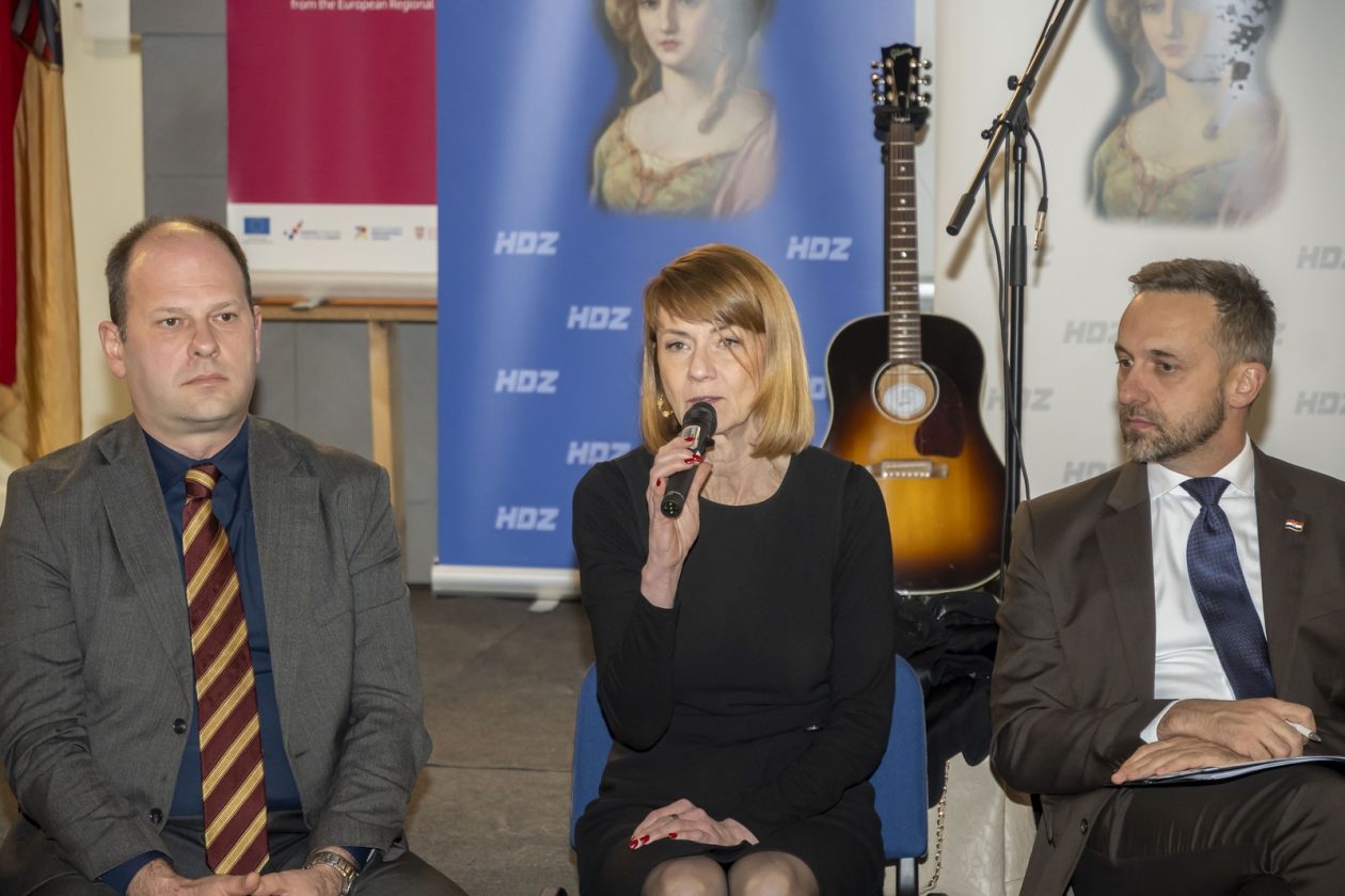 20251201 Veleučilište u Karlovcu (foto Igor Čepurkovski) 02 Ivan Štedul, Martina Furdek Hajdin i Marin Piletić