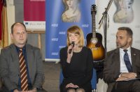 20251201 Veleučilište u Karlovcu (foto Igor Čepurkovski) 02 Ivan Štedul, Martina Furdek Hajdin i Marin Piletić