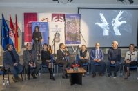 20251201 Veleučilište u Karlovcu (foto Igor Čepurkovski) 11 Tomislav Bednjak, Ivan Štedul, Martina Furdek Hajdin, Marin Piletić, Irena Hrstić, Darijo Jurišić, Damir Mandić i Ivana Mehle