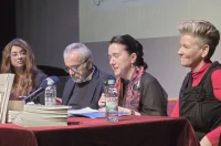 20251202 Gradsko kazalište Zorin dom 09 Dora Gornik, Ognjen Kraus, Tamara Jurkić Sviben i Tena Korkut