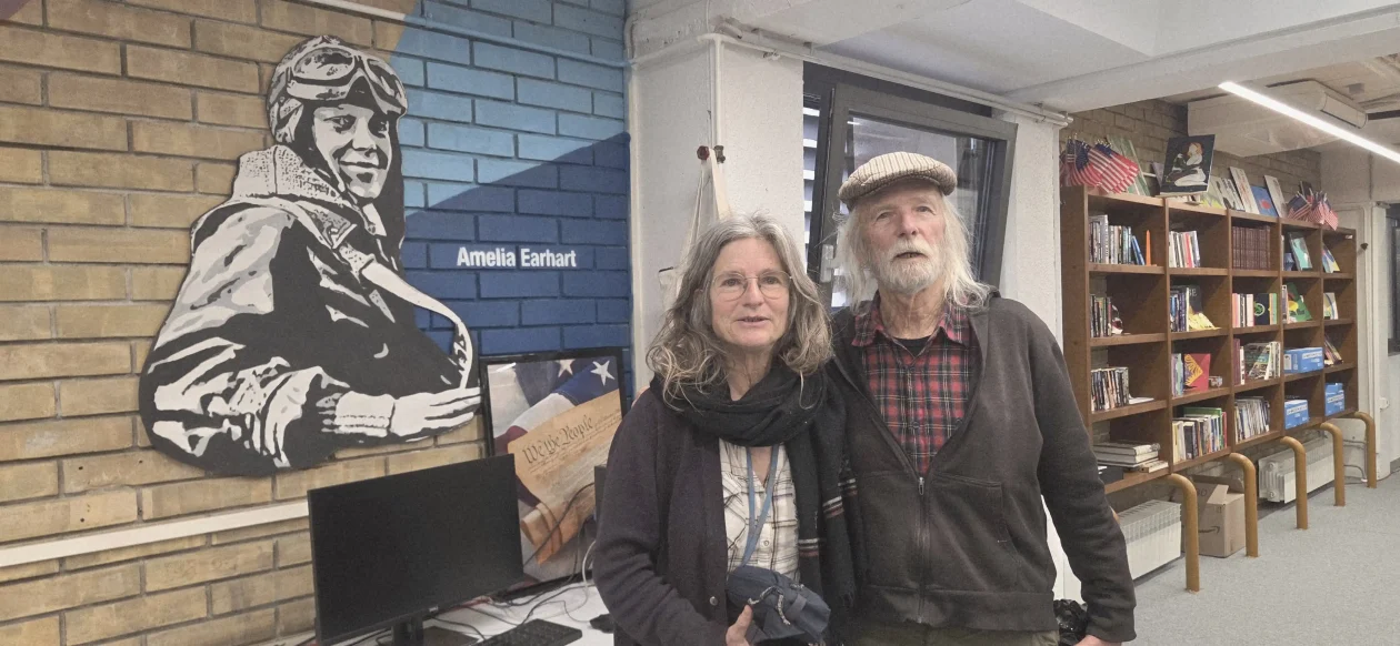 20260318 Gradska knjižnica Ivan Goran Kovačić 12 Birgit van Munster i Michael Wadleigh