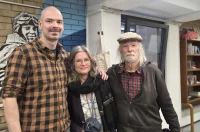 20260318 Gradska knjižnica Ivan Goran Kovačić 15 Miroslav Katić, Birgit van Munster i Michael Wadleigh