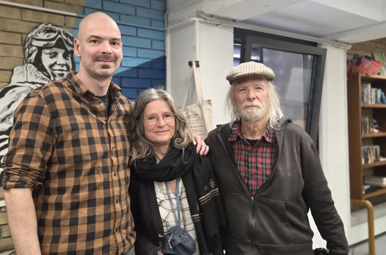 20260318 Gradska knjižnica Ivan Goran Kovačić 15 Miroslav Katić, Birgit van Munster i Michael Wadleigh