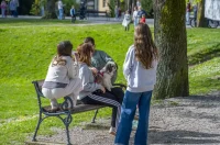 20260406 Šetalište doktora Franje Tuđmana, Karlovac, proljeće, Potraga za pisanicama (foto Igor Čepurkovski) 20