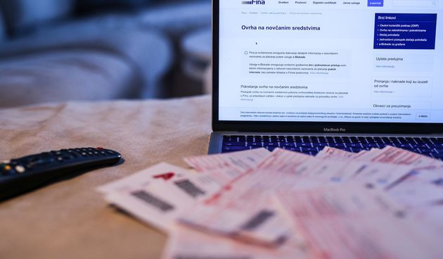 ovrha, računi, fina