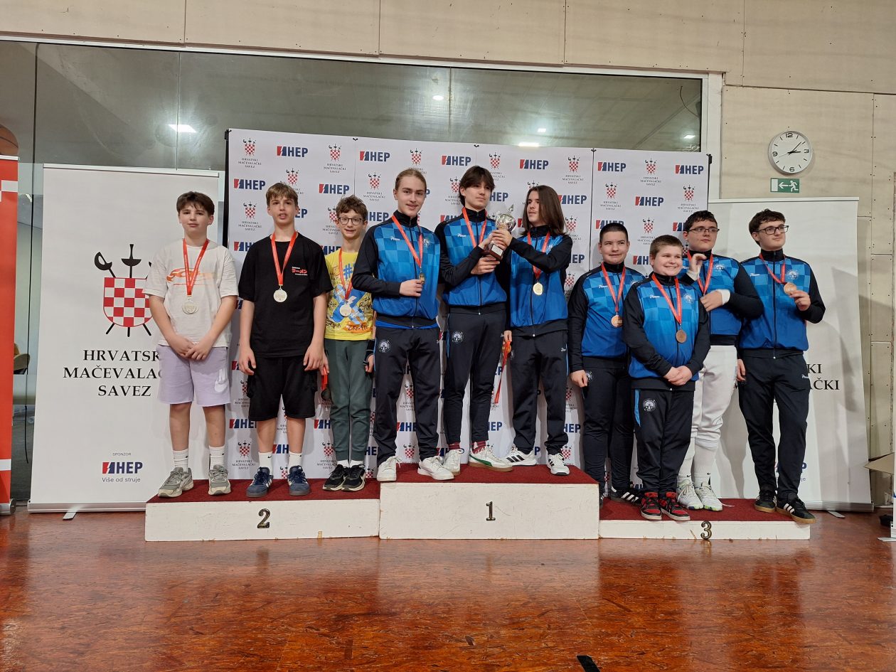 PH mač Zagreb 2026 mlađi kadeti U-15 ekipno