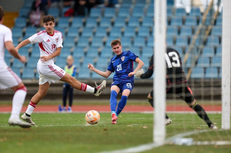 Susret U-19 reprezentacija Hrvatske i Gibraltara u kvalifikacijama za Europsko prvenstvo