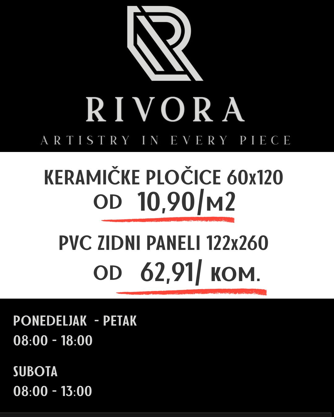 RIVORA REKLAMA 12-25 RADNO VRIJEME