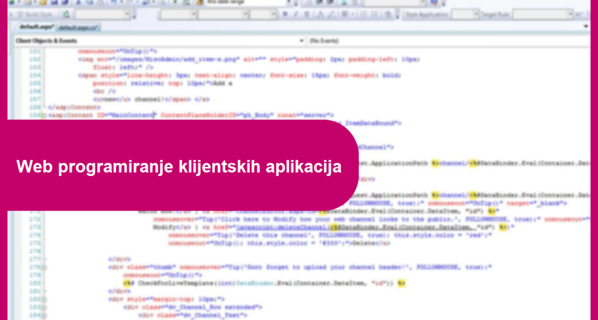 Grafika  Web programiranje klijentskih aplikacija