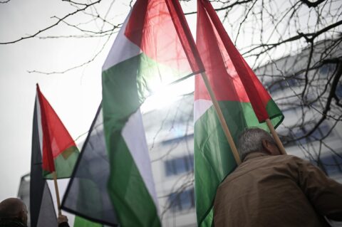 Zagreb: Na Europskom trgu organizirano prosvjedno okupljanje pod nazivom “Pravda za Palestinu” Zagreb: Na Europskom trgu organizirano prosvjedno okupljanje pod nazivom “Pravda za Palestinu”