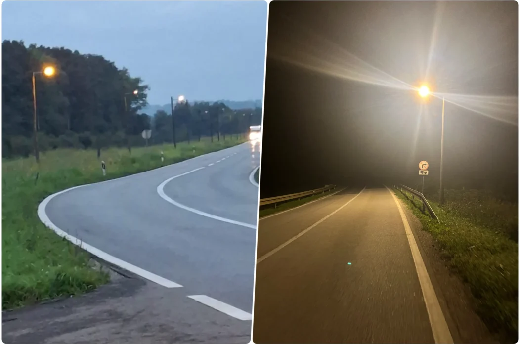 pojatno cesta rasvjeta