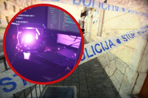 policija traka dojava bomba internet