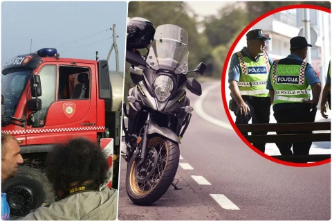 pozar policija motocikl pozar policija motocikl