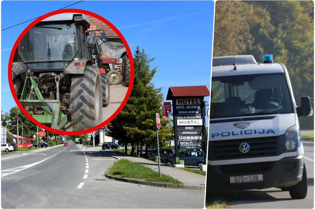 traktor policija josipdol